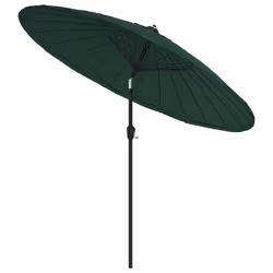 vidaXL Ombrellone da Esterni con Palo in Alluminio 270 cm Verde - Vista aggiuntiva 3