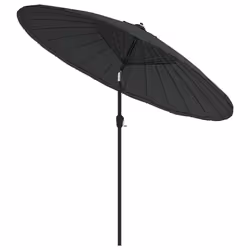 vidaXL Ombrellone da Esterni con Palo in Alluminio 270 cm Antracite - Vista aggiuntiva 3