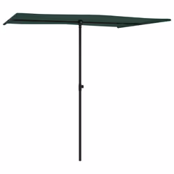 vidaXL Ombrellone da Giardino con Palo in Alluminio 2x1,5 m Verde - Vista aggiuntiva 3