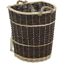 Cesta per Legna con Spallacci 44,5x37x50cm Salice Naturale Vidaxl 4992