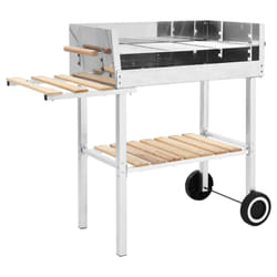 VidaXL 47850 barbecue per l'aperto e bistecchiera Kettle Carbone (combustibile) Acciaio inox
