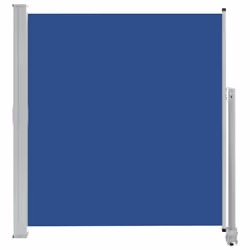 vidaXL Tenda da Sole Laterale Retrattile per Patio 140x300 cm Blu - Vista aggiuntiva 2
