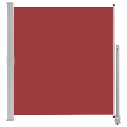 vidaXL Tenda da Sole Laterale Retrattile per Patio 140x300 cm Rossa - Vista aggiuntiva 2