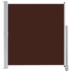 vidaXL Tenda Laterale Retrattile per Patio 160x300 cm Marrone - Vista aggiuntiva 2