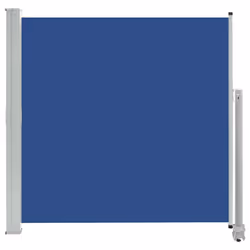 vidaXL Tenda Laterale Retrattile per Patio 160x300 cm Blu - Vista aggiuntiva 2