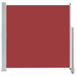 vidaXL Tenda Laterale Retrattile per Patio 160x300 cm Rossa - Vista aggiuntiva 2