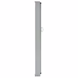 vidaXL Tenda Laterale Retrattile per Patio 80x300 cm Grigia - Vista aggiuntiva 3