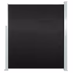 vidaXL Tenda Laterale Retrattile per Patio 170x300 cm Nera - Vista aggiuntiva 2