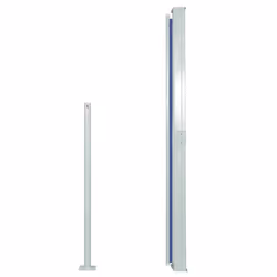 vidaXL Tenda Laterale Retrattile per Patio 170x300 cm Blu - Vista aggiuntiva 3