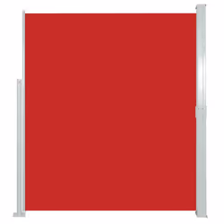 vidaXL Tenda Laterale Retrattile per Patio 170x300 cm Rosso - Vista aggiuntiva 2