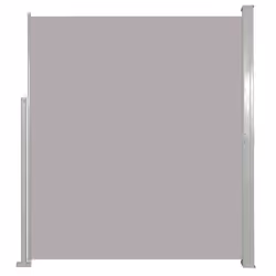 vidaXL Tenda Laterale Retrattile per Patio 170x300 cm Grigio - Vista aggiuntiva 2