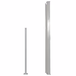 vidaXL Tenda Laterale Retrattile per Patio 170x300 cm Grigio - Vista aggiuntiva 3