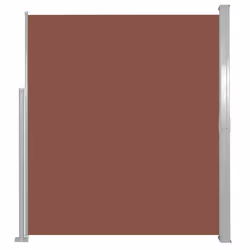 vidaXL Tenda Laterale Retrattile per Patio 170x300 cm Marrone - Vista aggiuntiva 2
