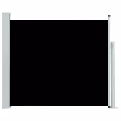 vidaXL Tenda Laterale Retrattile per Patio 100x300 cm Nera - Vista aggiuntiva 2