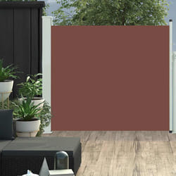 vidaXL Tenda Laterale Retrattile per Patio 100x300 cm Marrone
