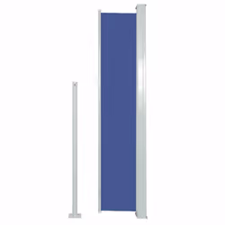 vidaXL Tenda Laterale Retrattile per Patio 120x500 cm Blu - Vista aggiuntiva 3