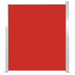vidaXL Tenda Laterale Retrattile per Patio 120x500 cm Rossa - Vista aggiuntiva 2
