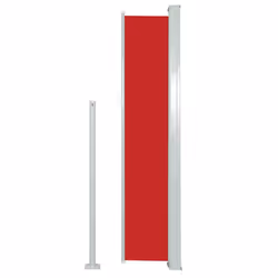 vidaXL Tenda Laterale Retrattile per Patio 120x500 cm Rossa - Vista aggiuntiva 3