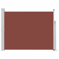 vidaXL Tenda Laterale Retrattile per Patio 140x500 cm Marrone - Vista aggiuntiva 2