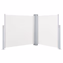 vidaXL Tenda da Sole Laterale Retrattile Crema 100x600 cm - Vista aggiuntiva 2