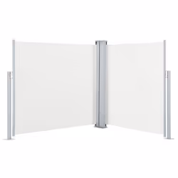 vidaXL Tenda da Sole Laterale Retrattile Crema 120x600 cm - Vista aggiuntiva 2