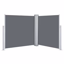 vidaXL Tenda da Sole Laterale Retrattile Antracite 120x600 cm - Vista aggiuntiva 2