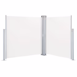 vidaXL Tenda da Sole Laterale Retrattile Crema 140x600 cm - Vista aggiuntiva 2