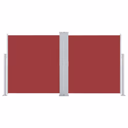 vidaXL Tenda da Sole Laterale Retrattile Rossa 160x600 cm - Vista aggiuntiva 3