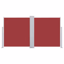 vidaXL Tenda da Sole Laterale Retrattile 170x600 cm Rossa - Vista aggiuntiva 2