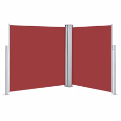 vidaXL Tenda da Sole Laterale Retrattile 170x600 cm Rossa - Vista aggiuntiva 3