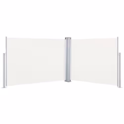 vidaXL Tenda da Sole Laterale Retrattile Crema 100x1000 cm - Vista aggiuntiva 2