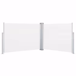 vidaXL Tenda da Sole Laterale Retrattile Crema 120x1000 cm - Vista aggiuntiva 2