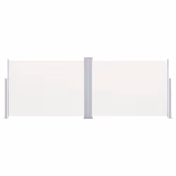 vidaXL Tenda da Sole Laterale Retrattile Crema 120x1000 cm - Vista aggiuntiva 3