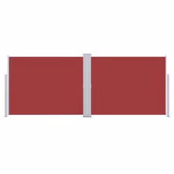 vidaXL Tenda Laterale Retrattile Rossa 140x1000 cm - Vista aggiuntiva 3