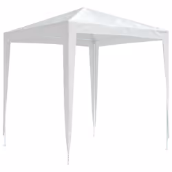 vidaXL Tendone per Feste 2x2 m Bianco - Vista aggiuntiva 2