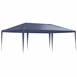 vidaXL Tenda per Feste 4x6 m Blu - Vista aggiuntiva 2