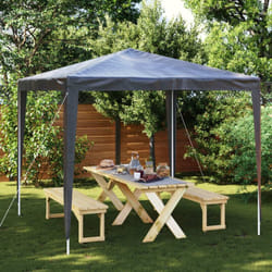 Gazebo Professionale 2,5x2,5 m Antracite 90 g/m² Vidaxl 111468