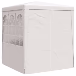 Gazebo Professionale con Pareti 2x2 m Bianco 90 g/m²cod mxl 126796 - Vista aggiuntiva 2