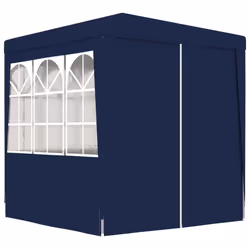 VidaXL Gazebo Professionale con Pareti 2,5x2,5 m Blu 90 g/m² - Vista aggiuntiva 4