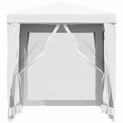 vidaXL Tendone per Feste con 4 Pareti in Rete 2x2 m Bianco - Vista aggiuntiva 3