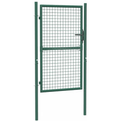 Vidaxl - Cancello per Recinzione in Acciaio Verde con 3 Chiavi varie dimensioni dimensioni : 100x150 cm