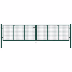 Colore: Verde scuro Materiale: Acciaio zincato con finitura a polvere Dimensione totale: 415 x 125 cm (L x A) Dimensioni dell ...