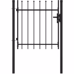 Questo cancello formerà una barriera dallo stile contemporaneo e pratico, che dividerà il giardino dal mondo esterno. Molto s ...