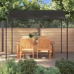 vidaXL Tendalino Parasole 3x2,4 m Antracite - Vista aggiuntiva 3
