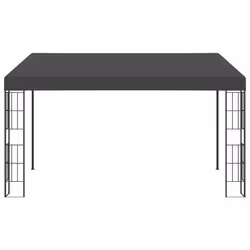 Gazebo a Parete 3x4 m Antracite in Tessutocod mxl 73131 - Vista aggiuntiva 2