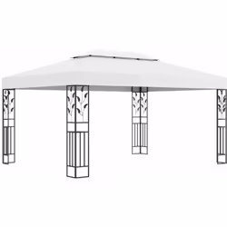 Questo gazebo è ideale per qualsiasi evento all'aperto, come spettacoli, nozze, feste, barbecue, festival ed altro. È possibi ...