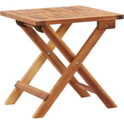 Tavolo da Giardino Pieghevole 40x40x40 cm in Massello d'Acacia