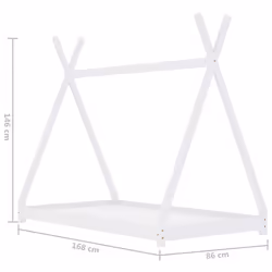 VidaXL 283359 lettino per bambini Bianco Legno - Vista aggiuntiva 7