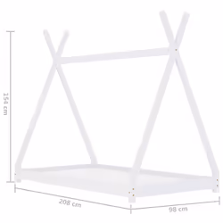 VidaXL 283360 lettino per bambini Bianco Legno - Vista aggiuntiva 7