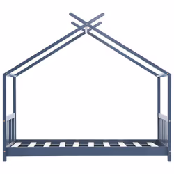 VidaXL 283370 lettino per bambini Grigio Legno - Vista aggiuntiva 4